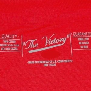 Victory Brand Shirts - University Houston Cougars Basketball T- Shirt Red Victory Brand Shirts - University Houston Cougars Basketball T- Shirt Red